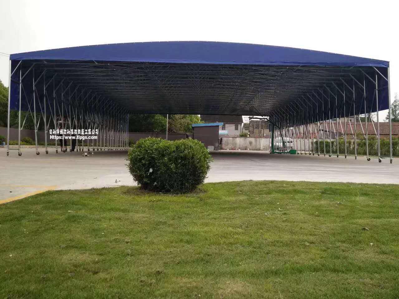 丽水农业科研院所项目可伸缩折叠活动遮阳避雨篷